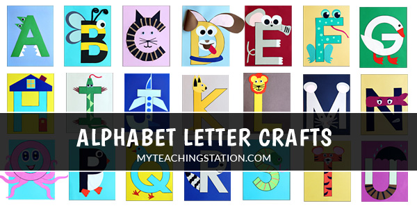 crafts for each letter of the alphabet